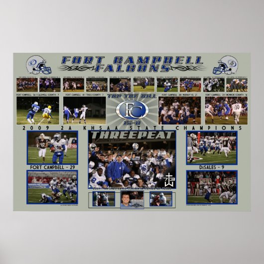 Poster de Faucons FC de fin de saison 2009 (Devant)