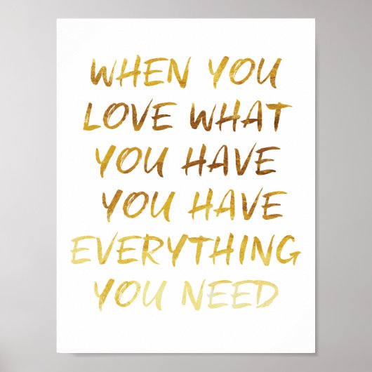 Poster de Faux Gold Foil (Devant)