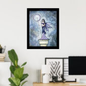 Poster de fée gothique céleste Periwinkle (Bureau à domicile)