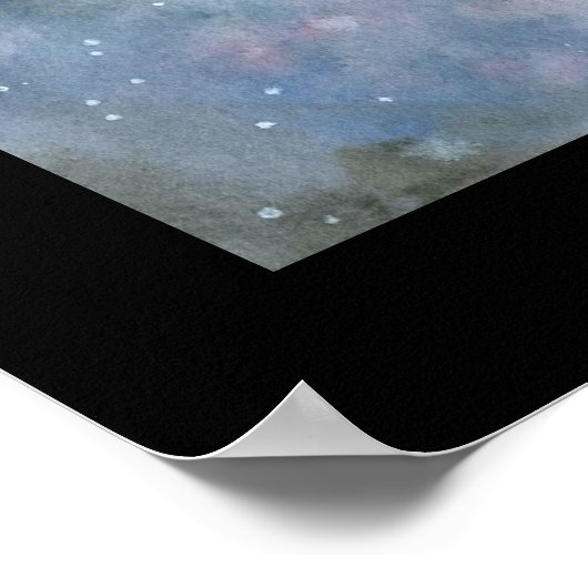 Poster de fée gothique céleste Periwinkle (Coin)