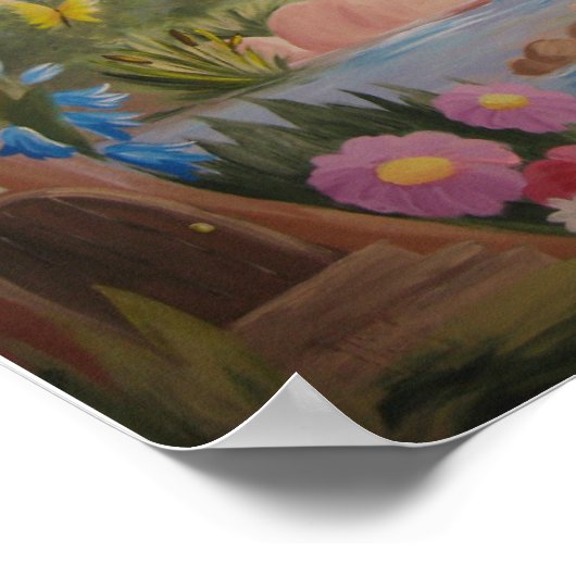 poster de fée pour petites filles (Coin)