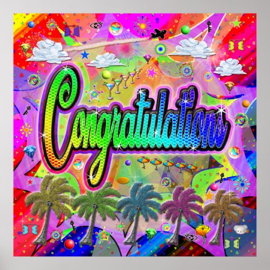 Poster de félicitations ~ Express Vista (Devant)