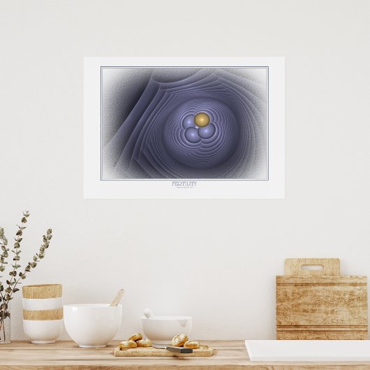 Poster De Fertilité Sur Blanc (Cuisine)