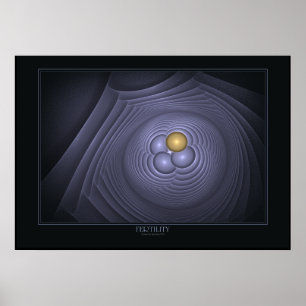 Poster De Fertilité Sur Noir