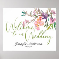 Poster de Fête des mariées en fleurs de cerisier r