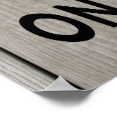 Poster de Fêtes Champagne Rustique (Coin)