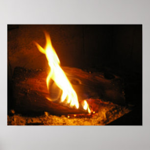 Poster de feu cosy