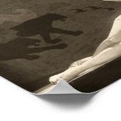 Poster de fille Art Déco Zeigfeld (Coin)