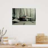 Poster de fille de patineur (Cuisine)