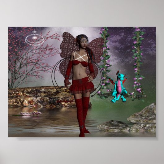 poster de fille fée (Devant)