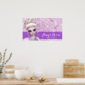 Poster de fille Imaginaire Blonde Diamond Girl (Cuisine)