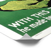 Poster de film blanc Zombie Monster (Coin)