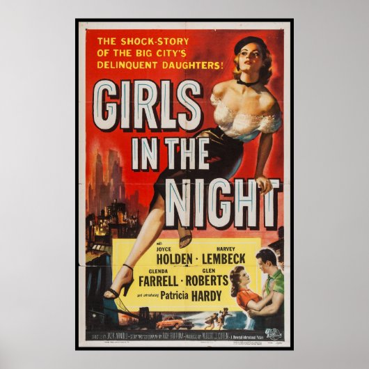 Poster de film de film de crime vintage (Devant)