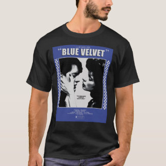 Poster de film en velours bleu classique T-shirt