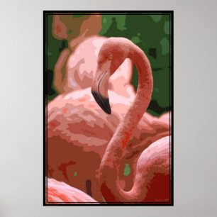 Poster de Flamant rose 40x60 Poster d'art -autres 