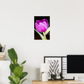 Poster de fleur de tulipe pourpre (Bureau à domicile)