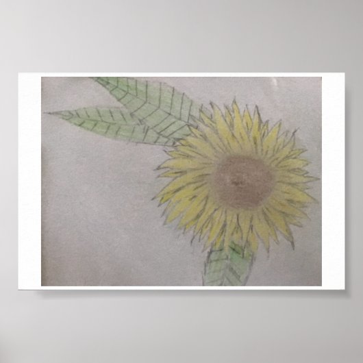 poster de fleurs (Devant)