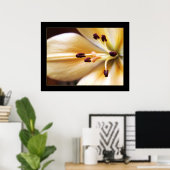 Poster de fleurs à horloge arrêtée (Bureau à domicile)