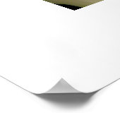 Poster de fleurs blanches (Coin)