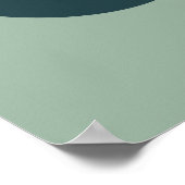 Poster de fleurs botaniques Abstraites (Coin)