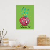 Poster de fleurs d'art (Cuisine)