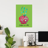 Poster de fleurs d'art (Bureau à domicile)