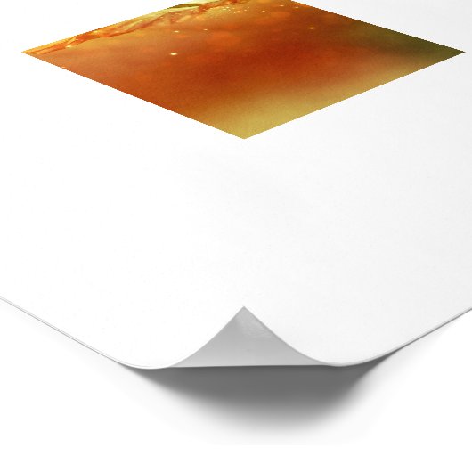 Poster de fleurs de coquelicot jaune (Coin)