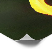 Poster de fleurs de papillon de Monarque d'oiseau (Coin)