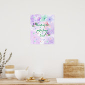 Poster de fleurs de printemps (Cuisine)