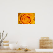 Poster de fleurs de rose jaune (Cuisine)