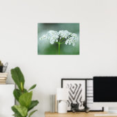 Poster de fleurs de vache persil (Bureau à domicile)