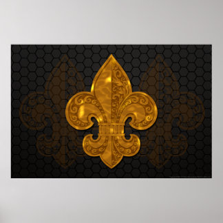 Poster de fleurs d'or #1