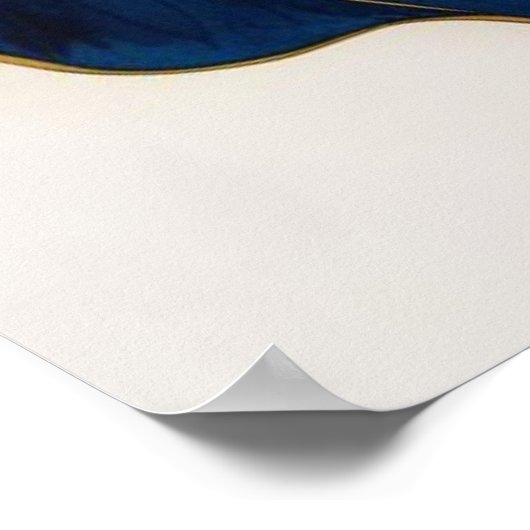 Poster de fleurs dorées | Art mur (Coin)