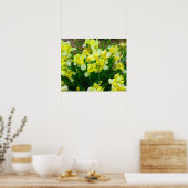 Poster de fleurs en iris jaune (Cuisine)