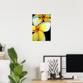 Poster de fleurs Frangipani de Sacha Grossel Art (Bureau à domicile)