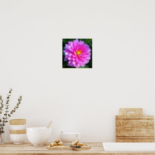 Poster de fleurs magenta (Cuisine)