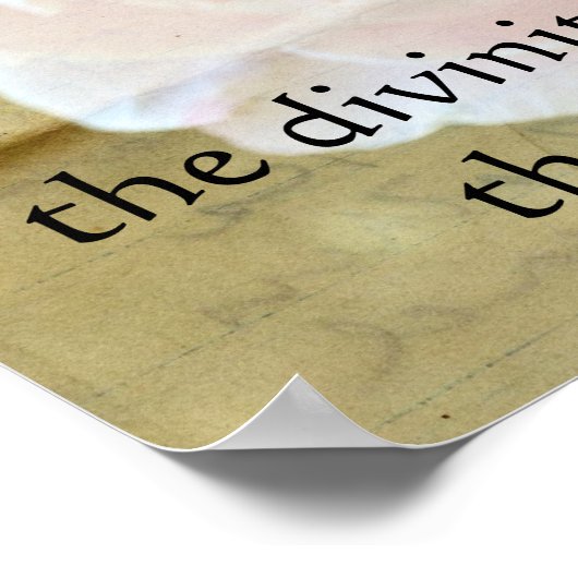 Poster de fleurs Namaste Divinity (Coin)