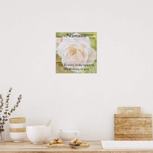 Poster de fleurs Namaste Divinity (Cuisine)
