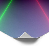 Poster de fleurs rayantes (Coin)