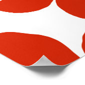 Poster de fleurs rouges (Coin)