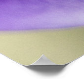 Poster de fleurs violettes (Coin)