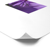 Poster de fleurs violettes (Coin)