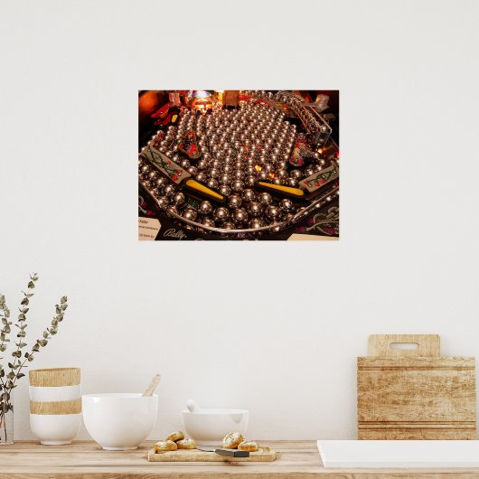 poster de flipper Multiball ! (Cuisine)