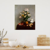 Poster de Flores de Verão e Frutos (Cuisine)