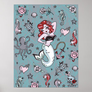 Poster de Fluff Molly Mermaid