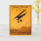 Poster de Fokker Worke sur Carte pour notes (Fleur jaune)