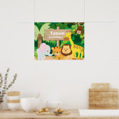 Poster de fond personnalisé du parti Jungle (Cuisine)