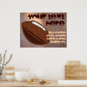 Poster de football (Cuisine)