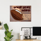 Poster de football (Bureau à domicile)