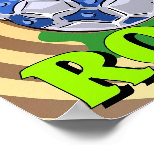Poster de football (Coin)